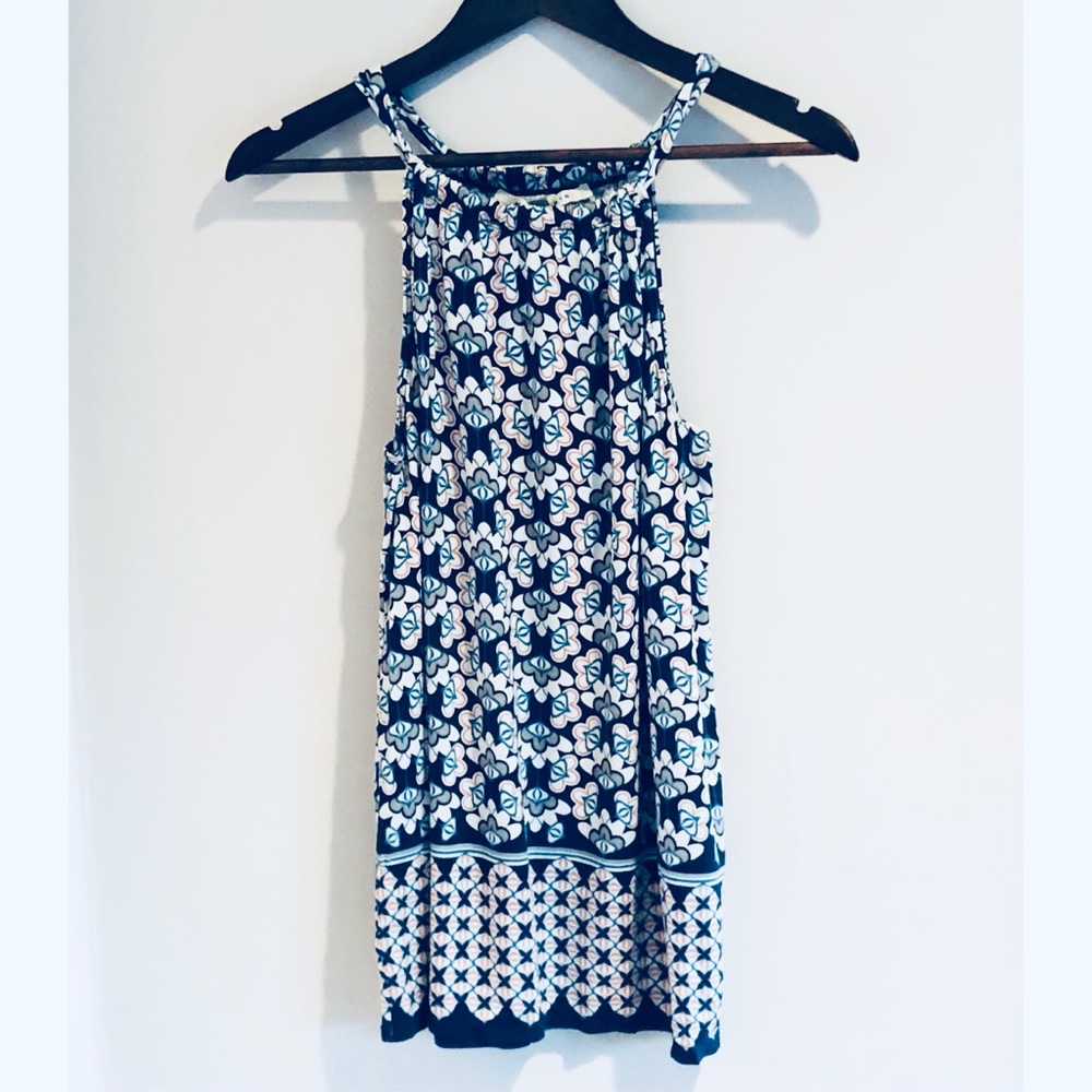 Max Studio halted neck tunic top